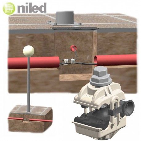 CONECTOR NILED DE DERIVACION POR PERFORACION DE AISLANTE REDES SUBTERRANEAS RS-240