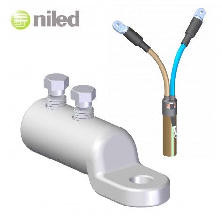 TERMINAL NILED CON TORNILLOS 150-240MM2 PARA REDES SUBTERRANEAS DE CABLE FLEXIBLE TTA-240K