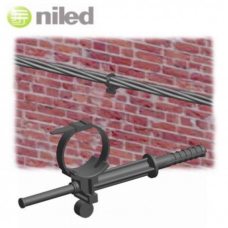 SOPORTE NILED FACHADA 4X25-3X150/95MM2 DIAMETRO 20-55MM DISTANCIA PARED 20MM RED AEREA SF-20