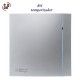 EXTRACTOR DE BAÑO GRIS 8W CON TEMPORIZADOR S&P SILENT-100 CRZ SILVER DESIGN