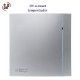EXTRACTOR DE BAÑO GRIS 5W CON TEMPORIZADOR S&P SILENT-100 CRZ SILVER DESIGN ECOWATT