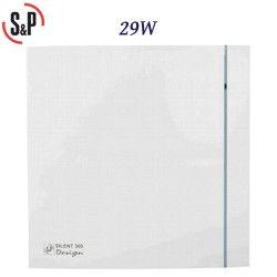 EXTRACTOR DE BAÑO BLANCO 29W S&P SILENT-300 CZ DESIGN-3C