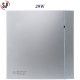 EXTRACTOR DE BAÑO GRIS 29W S&P SILENT-300 CZ SILVER DESIGN-3C