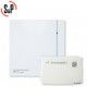EXTRACTOR DE BAÑO BLANCO 12V 8W S&P SILENT-100 CZ DESIGN 12VDC ECOWATT + CT-12/6