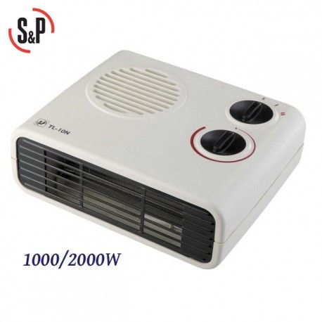 CALEFACTOR HORIZONTAL DE MATERIAL AUTOEXTINGUIBLE 1000/2000W S&P TL-10 N