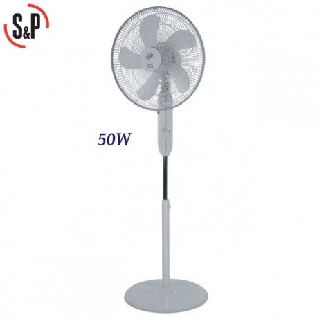 VENTILADOR DE COLUMNA SILENCIOSO 50W GRIS 3 VELOCIDADES S&P ARTIC-405 CN GR