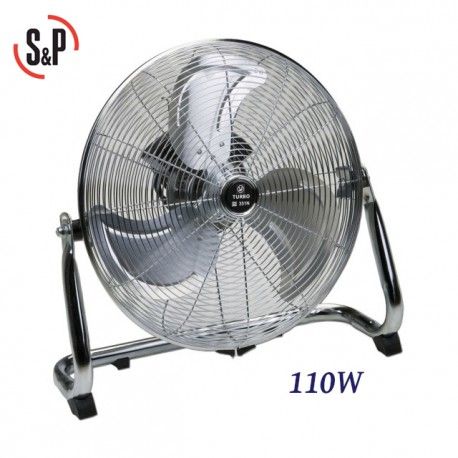 VENTILADOR DE SUELO 110W PARA MOVER GRANDES VOLUMENES DE AIRE S&P TURBO-455 N PLUS