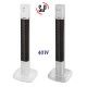 VENTILADOR DE TORRE TEMPORIZADO SILENCIOSO 40W GRIS 3 VELOCIDADES S&P ARTIC TOWER E