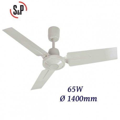 VENTILADOR DE TECHO SILENCIOSO 65W DE ALTAS PRESTACIONES 3 VELOCIDADES S&P HTB-150 N