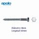 TORNILLO TIRAFONDO HEXAGONAL DIN 571 PARA TACO TF 8X60MM APOLO 9860571