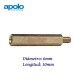 MANGUITO SEPARADOR HEXAGONAL MACHO-HEMBRA 6X10MM APOLO 9B610MH