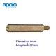 MANGUITO SEPARADOR HEXAGONAL MACHO-HEMBRA 6X50MM APOLO 9B650MH