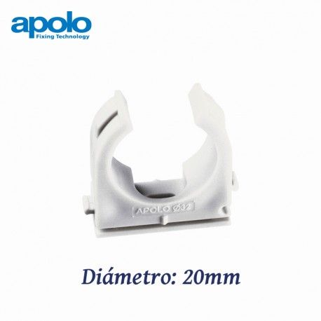 ABRAZADERA ABIERTA DE NYLON DIAMETRO 20MM MULTICLIP APOLO 920MC
