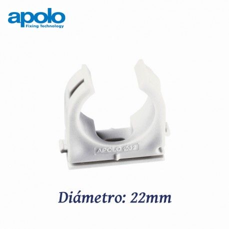 ABRAZADERA ABIERTA DE NYLON DIAMETRO 22MM MULTICLIP APOLO 922MC