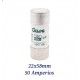 FUSIBLE CILINDRICO 50 AMPERIOS 22X58MM CURVA DE FUSION gG