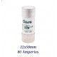 FUSIBLE CILINDRICO 80 AMPERIOS 22X58MM CURVA DE FUSION gG