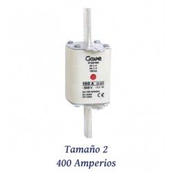 FUSIBLE DE CUCHILLA NH 400 AMPERIOS TAMAÑO 2 CURVA DE FUSION gG