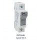 BASE PORTAFUSIBLES TAMAÑO 00 PARA FUSIBLES DE 8X31MM 1P 25A