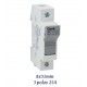 BASE PORTAFUSIBLES TAMAÑO 00 PARA FUSIBLES DE 8X31MM 3P 25A