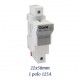 BASE PORTAFUSIBLES TAMAÑO 2 PARA FUSIBLES DE 22X58MM 1P 125A