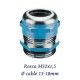 PRENSAESTOPA M32X1,5 DE LATON 13-18MM LIBRE HALOGENOS IP68 JUNTA CLOROPRENO