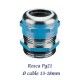 PRENSAESTOPA PG7 DE POLIAMIDA 13-18MM LIBRE HALOGENOS IP68 JUNTA CLOROPRENO