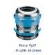 PRENSAESTOPA PG7 DE POLIAMIDA 18-25MM LIBRE HALOGENOS IP68 JUNTA CLOROPRENO