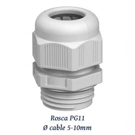 PRENSAESTOPA PG11 DE POLIAMIDA 5-10MM LIBRE HALOGENOS IP68 JUNTA NEOPRENO