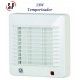 EXTRACTOR DE BAÑO BLANCO 13W Y TEMPORIZADOR S&P EDM-100 T