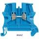 BORNA DE CONEXION 4MM2 AZUL PARA CARRIL DIN LEGRAND 037101