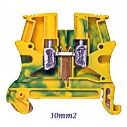 BORNA DE CONEXION 10MM2 TOMA TIERRA PARA CARRIL DIN LEGRAND 037173