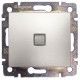 CONMUTADOR LUMINOSO 1P 10A ALUMINIO VALENA LEGRAND 770126