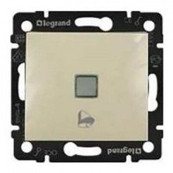 PULSADOR LUMINOSO CAMPANA 1P 10A MARFIL LEGRAND VALENA 774115