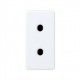 ENCHUFE ESTRECHO BLANCO SIN T.T. 2P 10A SIMON 27 27431-64