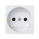 ENCHUFE BLANCO SIN T.T. 2P 10A SIMON 27 27431-65