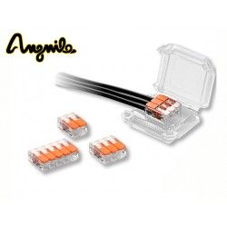 MINI CAJA AISLANTE CON GEL Y CONECTORES INCLUIDOS 6X1-4MM2  IP68 ANGUILA HAPPY JOINT 6