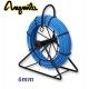 GUIA PASACABLES TRENZADO POLIESTER TRIPLE TRENZA TERMINAL INTERCAMBIABLE Ø 6MM ANGUILA 70600020