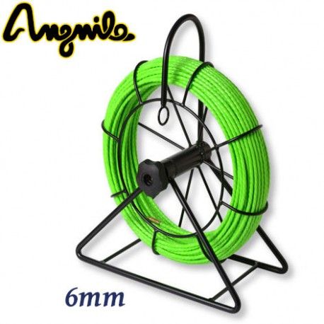 GUIA PASACABLES TRENZADO POLIESTER MONOFILAMENTO TERMINAL INTERCAMBIABLE Ø 6MM ANGUILA 71600020