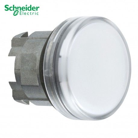 CABEZA DE PILOTO BLANCO 22MM DE DIAMETRO LAMPARA BA9S SCHNEIDER ZB4BV01