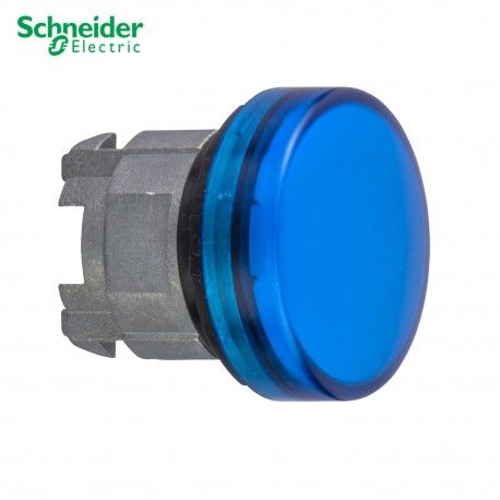 CABEZA DE PILOTO AZUL 22MM DE DIAMETRO LAMPARA BA9S SCHNEIDER ZB4BV06