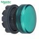 CABEZA DE PILOTO VERDE 22MM DE DIAMETRO LAMPARA BA9S SCHNEIDER ZB5AV03