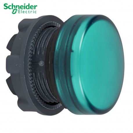 CABEZA DE PILOTO VERDE 22MM DE DIAMETRO LAMPARA BA9S SCHNEIDER ZB5AV03