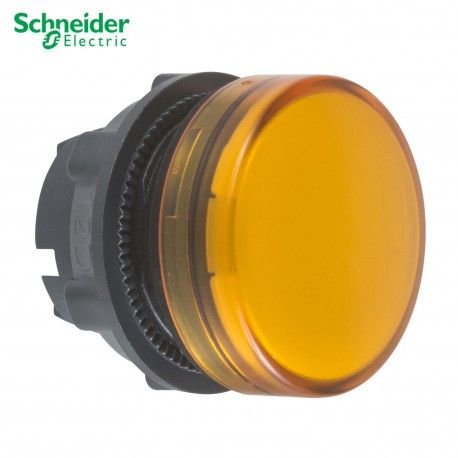 CABEZA DE PILOTO NARANJA 22MM DE DIAMETRO LAMPARA BA9S SCHNEIDER ZB5AV05