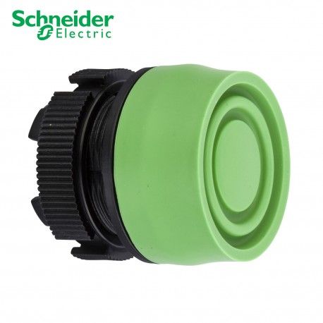 CABEZA CAP DE GOMA VERDE PARA PULSADOR SCHNEIDER ZA2BP3
