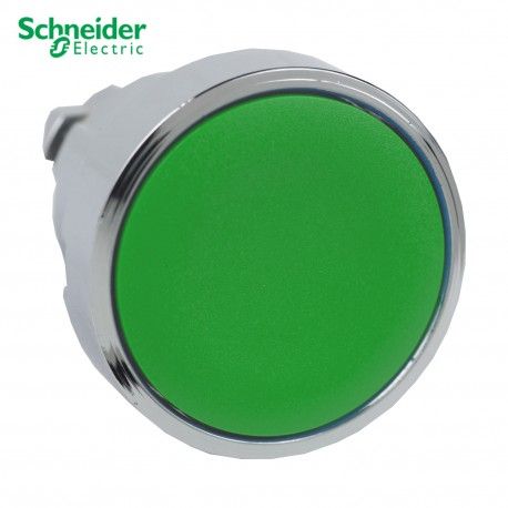 CABEZA DE PULSADOR VERDE 22MM DE DIAMETRO SCHNEIDER ZB4BA3