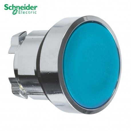 CABEZA DE PULSADOR AZUL 22MM DE DIAMETRO SCHNEIDER ZB4BA6