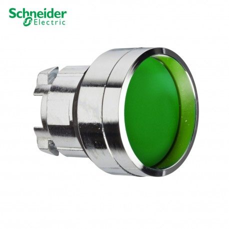 CABEZA DE PULSADOR REBAJADO VERDE 22MM DE DIAMETRO SCHNEIDER ZB4BA36
