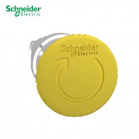 CABEZA DE PULSADOR SETA DE GIRO AMARILLO 40/22MM DE DIAMETRO SCHNEIDER ZB4BS55