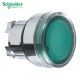 CABEZA DE PULSADOR VERDE LUMINOSO 22MM DE DIAMETRO SCHNEIDER ZB4BW333