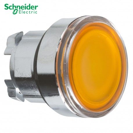 CABEZA DE PULSADOR NARANJA LUMINOSO 22MM DE DIAMETRO SCHNEIDER ZB4BW353
